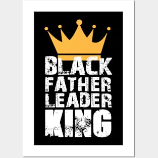 Black Father Leader King Posters and Art